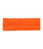 Haarband Basic 6cm Effen Oranje, Sieraden, Tassen en Uiterlijk, Nieuw, Verzenden