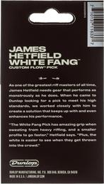 Jim Dunlop PH122P114 James Hetfield White Fang plectrum 1.14, Ophalen of Verzenden, Nieuw, Elektrische gitaar