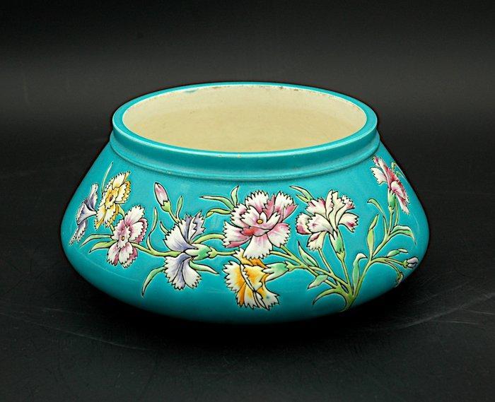 Eugène Victor COLLINOT - Jardinière - Aardewerk, Emaille -, Antiek en Kunst, Antiek | Glas en Kristal