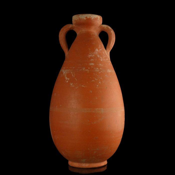 Oud-Romeins Terracotta Amphora Vlegel, Antiek en Kunst, Antiek | Overige Antiek