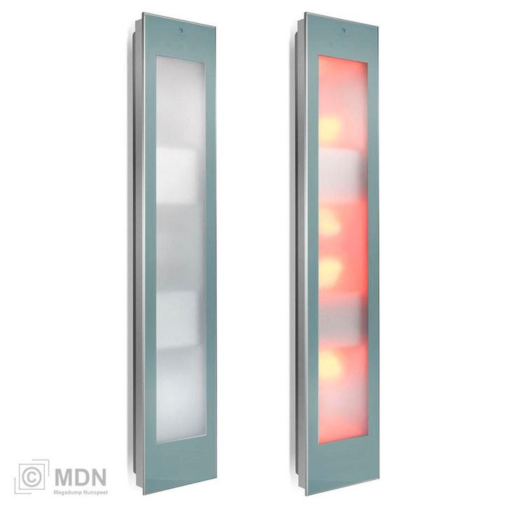 Sunshower Square Combi Organic Grey opbouw Infrarood en UV, Witgoed en Apparatuur, Zonnebanken en Gezichtsbruiners, Nieuw, Verzenden