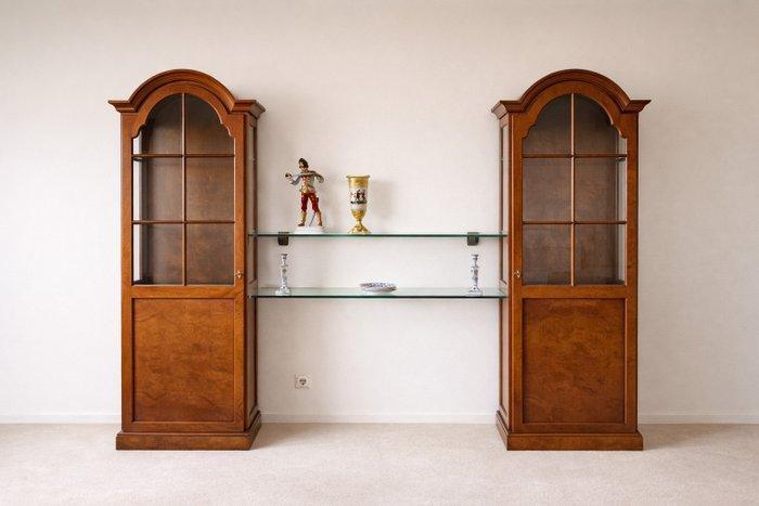 Vitrinekast (4) - Hout, Glas - verlicht, Antiek en Kunst, Curiosa en Brocante