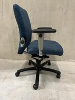 Refurbished Haworth Comforto 77 NPR 1813, Nieuwe Blauwe Stof, Blauw, Ergonomisch, Bureaustoel, Zo goed als nieuw