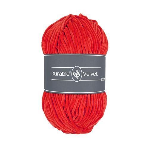 Durable Velvet 318 Tomato, Hobby en Vrije tijd, Breien en Haken, Breien of Haken, Nieuw, Wol of Garen, Ophalen of Verzenden