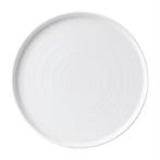 borden met opstaande rand | 26cm | wit | 6 stuks, Verzenden