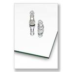 Spiegel 6 mm Verzilverd Blank met afgewerkte randen, Ophalen of Verzenden, Nieuw