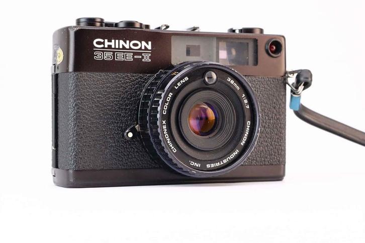 Chinon 35EE-II met Chinonex lens 38mm 1:2.7, Audio, Tv en Foto, Fotocamera's Analoog, Nieuw, Ophalen of Verzenden