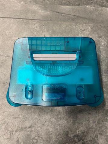 Nintendo - N64 - Nintendo 64 - Clear Blue - Spelcomputer beschikbaar voor biedingen