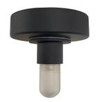 Kunststof plafondfitting zwart, Aafje, IP44, Ophalen of Verzenden, Nieuw, Stof, Basis