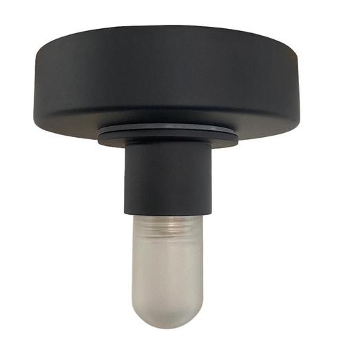 Kunststof plafondfitting zwart, Aafje, IP44, Huis en Inrichting, Lampen | Plafondlampen, Nieuw, Stof, Ophalen of Verzenden