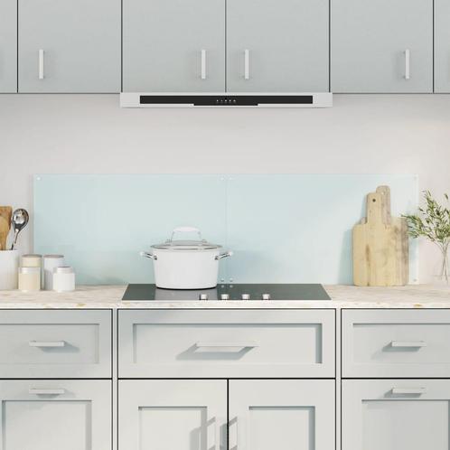 vidaXL Spatschermen keuken 2 st 70x60 cm gehard glas wit, Huis en Inrichting, Keuken | Keukenbenodigdheden, Nieuw, Verzenden