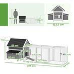 Grote Kippenhok Voor 7-10 Kippen, Zitstokken, Schommel, Vens, Verzenden, Nieuw