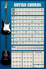 Poster Guitar Chords 61x91,5cm, Nieuw, A1 t/m A3, Verzenden