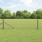 vidaXL Hexagon Fence Grijs 0,5x50 m Staal, Verzenden, Nieuw, IJzer