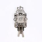 Argentor - Friese Stoelklok - Miniatuur figuur - .835 zilver, Antiek en Kunst