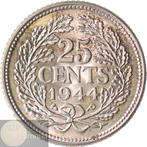 Nederland. Wilhelmina. 25 Cent 1944 Eikel Philadelphia in