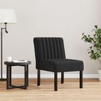 vidaXL Stoel fluweel zwart, Huis en Inrichting, Fauteuils, Verzenden, Nieuw