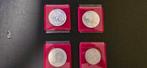 België. Lot de 4 pièces Belges de collection (Zonder