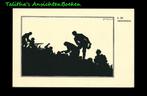 Nederland - Zeldzame complete serie silhouet ansichtkaarten, Gelopen