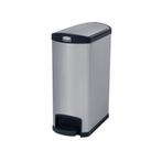 Rubbermaid Slim Jim Step On container End Step RVS 50 ltr -, Huis en Inrichting, Woonaccessoires | Prullenbakken, Verzenden, Nieuw