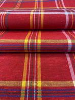 Exclusieve Schotse tartanstof, geverfd in garen,