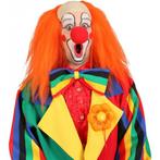 Oranje clowns pruik - Pruiken unisex, Verzenden, Nieuw