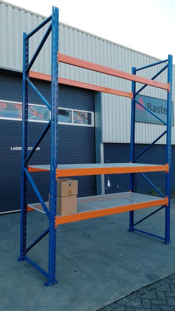 Palletstelling GEBRUIKT Nedcon 2-12 meter hoog GROTE PARTIJ, Zakelijke goederen, Kantoor en Winkelinrichting | Magazijn, Stelling en Opslag