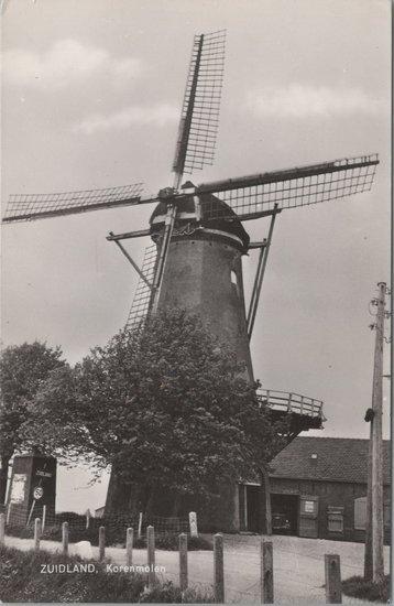 ZUIDLAND - Korenmolen, Verzamelen, Ansichtkaarten | Nederland, Verzenden