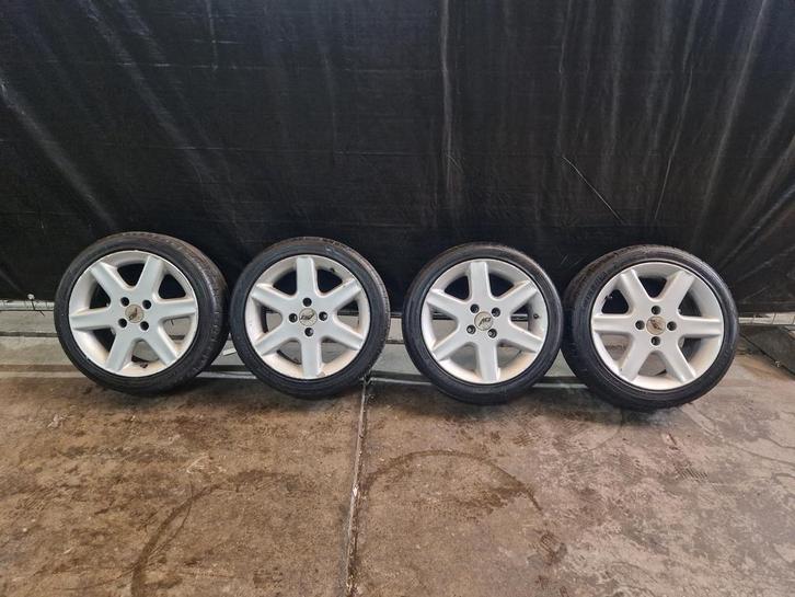 Volkswagen 4×100 velgen met zomerbanden, Auto-onderdelen, Banden en Velgen, 15 inch, Zomerbanden, 195 mm, Personenwagen, Gebruikt