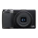 Ricoh GR IIIx HDF compact camera Zwart - Tweedehands, Verzenden, Gebruikt, Compact