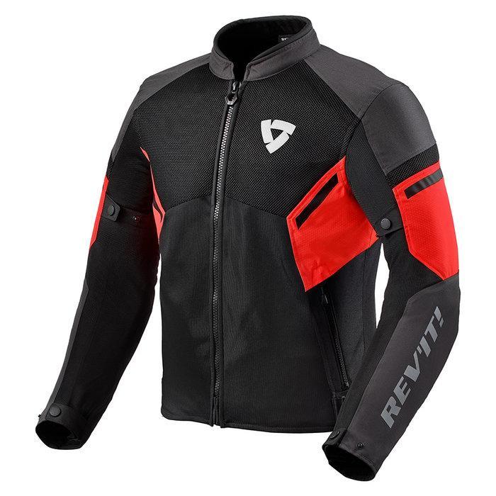 REVIT! GT R Air 3 Jas Zwart Neon Rood, Motoren, Kleding | Motorkleding, Heren, Nieuw met kaartje, Jas | textiel, Verzenden