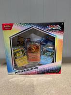 Pokémon - 4 Box - prismatic evolutions poster box collection, Hobby en Vrije tijd, Verzamelkaartspellen | Pokémon, Nieuw