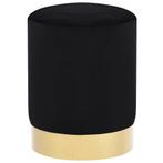 Kruk Fluweel Zwart Goud | Tweedekansje | Limited Stock, Ophalen of Verzenden, Nieuw, Overige materialen