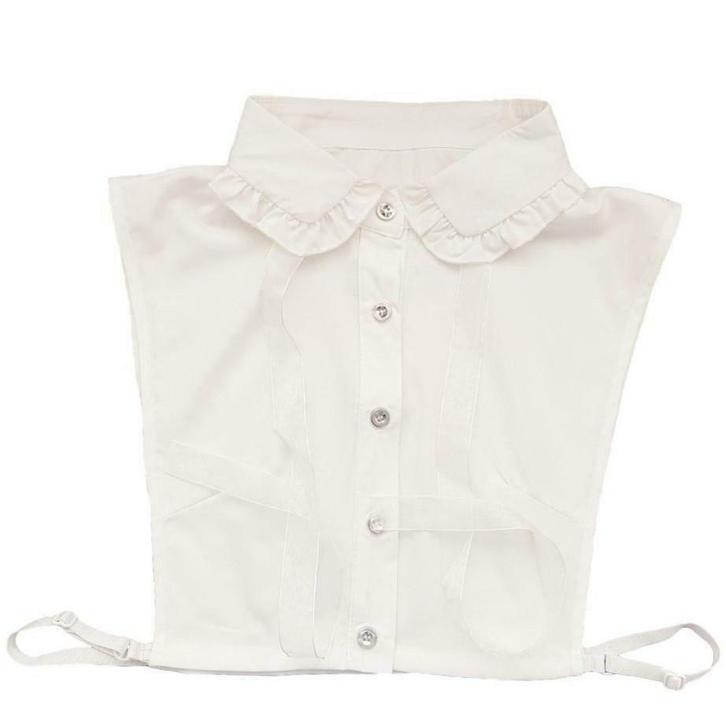 Wit los blouse kraagje met strik - losse blouse kraagjes.nl, Kleding | Dames, Blouses en Tunieken, Wit, Nieuw, Maat 42/44 (L)