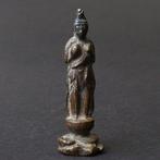 Antique Miniature Kwan Yin (Guanyin) Sculpture with Original