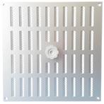 Aluminium afsluitbaar schuifrooster opbouw 300 x 300mm, Doe-het-zelf en Verbouw, Ventilatie en Afzuiging, Verzenden, Nieuw
