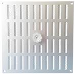 Aluminium afsluitbaar schuifrooster opbouw 300 x 300mm, Doe-het-zelf en Verbouw, Ventilatie en Afzuiging, Nieuw, Verzenden