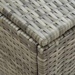 Tuinbox 180x90x75 cm poly rattan grijs (Schuurtjes-Rekken), Tuin en Terras, Verzenden, Nieuw