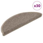vidaXL Trapmatten zelfklevend Sisal-Look 30 st 56x17x3 cm, Verzenden, Nieuw