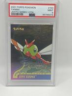 Pokémon - 1 Graded card - yanma johto series foil - PSA 9, Hobby en Vrije tijd, Nieuw
