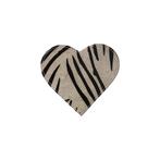 onderzetter koehuid hart zebra 14cm*, Nieuw, Verzenden