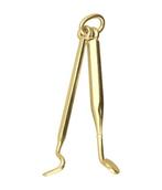 Gouden Tandarts set ketting hanger, Verzenden, Nieuw