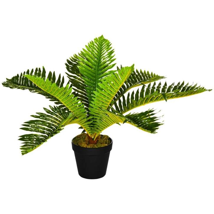 Kunstplant, Tropische Palmboom, Incl. Plantenbak, 50 Cm, Gro, Huis en Inrichting, Stoelen, Nieuw, Verzenden
