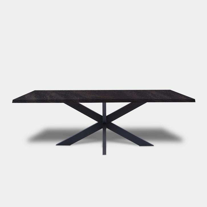 Tafel Boomstam eikenhout  Matrix  140x90, Huis en Inrichting, Tafels | Eettafels