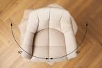 Draaibare barkruk PAPILLON champagnebeige barstoel met, Huis en Inrichting, Ophalen of Verzenden, Nieuw