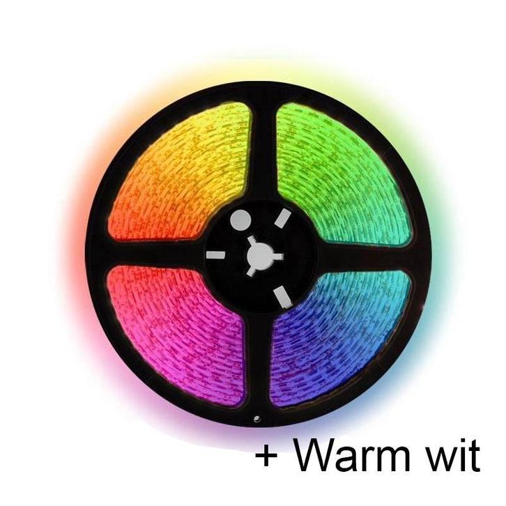 5 meter RGBW (Warm wit) led strip - 60Leds/m - 12V, Hobby en Vrije tijd, Elektronica-componenten, Nieuw, Ophalen of Verzenden