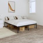 vidaXL Bedframe metaal zwart 140x200 cm, Huis en Inrichting, Slaapkamer | Bedden, Verzenden, Zwart, 140 cm, 200 cm