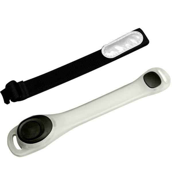 Hardloop verlichting voor arm en been - Wit, Sport en Fitness, Loopsport en Atletiek, Hardlopen, Overige typen, Nieuw, Overige merken