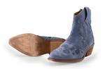 Manfield Cowboy laarzen in maat 36 Blauw | 10% extra korting, Zo goed als nieuw, Manfield, Verzenden, Blauw