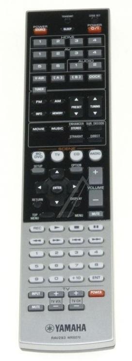 Afstandsbediening Yamaha rav293 WR00270, Audio, Tv en Foto, Afstandsbedieningen, Origineel, Nieuw, Ophalen of Verzenden